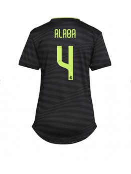Real Madrid David Alaba #4 Ausweichtrikot für Frauen 2022-23 Kurzarm
